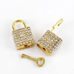 Meetee BF006 23*36mm bolso Hardware llaves candados para equipaje cerradura cuadrada cierre accesorios cerradura cuadrada decorativa - Product Image 4