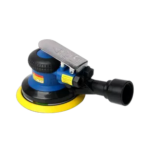 125mm pneumatische Polier maschine Orbital schleifer Dual Action Air Sander Vakuum mit großem flexiblem Staubs ch lauch