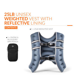 Chaleco de Ejercicio con Peso, Resistente, para Entrenamiento de Fuerza, Mejora el Aumento de Masa Muscular, Quema de Grasa y Rendimiento Atlético en Cualquier Lugar - Product Image 2