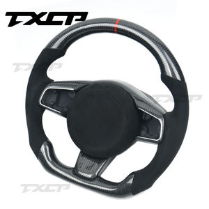 Volante de fibra de carbono para <span class=keywords><strong>Jaguar</strong></span> XE XEL XFL <span class=keywords><strong>XJ</strong></span>, Ftype, XF, XF, XE, XEL, XFL, <span class=keywords><strong>XJ</strong></span>, XF, Ftype, 2, 1, 2, 2, 2, 2, 2 - Product Image 2