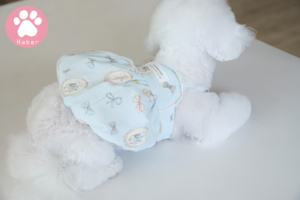 กระโปรงสัตว์เลี้ยงพิมพ์ลายฟักทองสไตล์คลาสสิกเสื้อผ้าแฟชั่นสไตล์ญี่ปุ่นเสื้อผ้าสุนัขและแมวเกาหลีใต้สำหรับฤดูใบไม้ผลิฤดูร้อน - Product Image 4