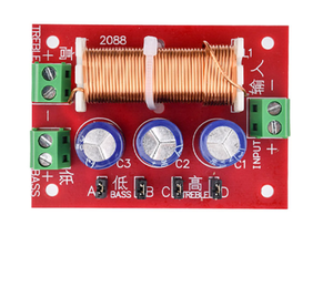 Speaker Audio Universal yang Dapat Disesuaikan dengan Papan Crossover <span class=keywords><strong>2</strong></span>-arah, Pembagi Dua-arah Frekuensi Tinggi dan Rendah 400W - Product Image 1