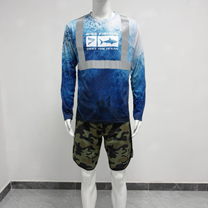 Chemises de pêche réfléchissantes pour hommes à manches longues UPF 50+ à séchage rapide pour les pêcheurs passionnés - Product Image 2