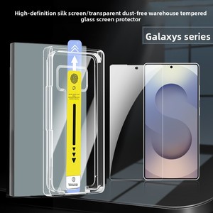 Pellicola Protettiva Antipolvere Facile da Installare per <span class=keywords><strong>Samsung</strong></span> <span class=keywords><strong>Galaxy</strong></span> S26 Ultra S25 Plus S24 S23, Allineamento Automatico, Vetro Temperato - Product Image 1
