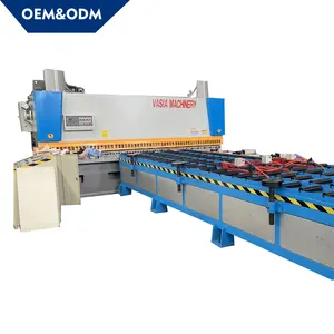Hydraulic guillotine shearing machine front automatical feeding table