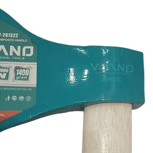Machado de Aço Forjado de Grau Industrial VCANO, Cabo de Madeira, Lâmina Afiada para Camping - Product Image 2