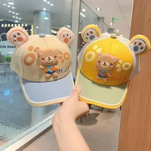 <span class=keywords><strong>Bonnet</strong></span> d'Été <span class=keywords><strong>Fin</strong></span> et Respirant pour Enfants, Casquette de Baseball pour Filles, Chapeau de Soleil en Maille à Visière pour Garçons, Protection Solaire pour Bébé - Product Image 4