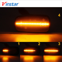 Feu de position latéral LED dynamique Vinstar pour Toyota RAV4 IS200 LS430 Land Cruiser Prado J200 Kluger Prius Ventes d'usine