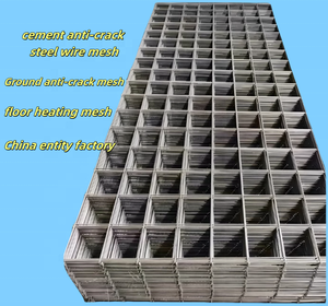 Nhà Máy Trung Quốc 6Mm Dây Màu Đen Hàn Lưới Thép Bảng Điều Khiển Cho Bê Tông Xi Măng Crack Bằng Chứng Xây Dựng Gia Cố/Rãnh Lưới - Product Image 1
