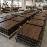 Ron Group : Solution tout-en-un pour mobilier de restaurant industriel, comptoir de bar, chaise en métal, banquette en cuir, table rectangulaire en bois durable
