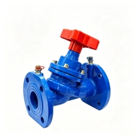 Vanne d'équilibrage statique à bride SP45F, Vanne de régulation de débit numérique en fonte ductile QT450 PN16 pour systèmes d'eau CVC DN50-DN300