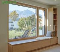 Ventanas Francesas de Doble Hoja con Funciones de Inclinación y Giro, Mosquiteras, Aleación de Aluminio, Uso Exterior, Certificación China Energy Star