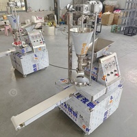 La farine commerciale semi-automatique Baozi fait la machine de forme de petit pain de farce à vapeur à double seau rond automatique