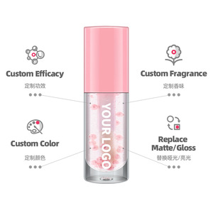 Aceite Labial Hidratante de Etiqueta Privada, Brillo Labial Transparente Humectante y Voluminizador, Aceite Labial con Color para el Cuidado de Labios Secos - Product Image 2