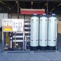 Pompe à haute efficacité 99% résistante à la corrosion pour dessalinisation d'eau de mer par osmose inverse en deux étapes, avec réservoir sous pression et productivité de 50 000 L/heure