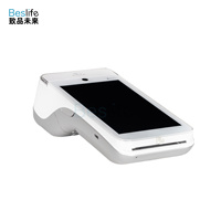 Máquina de Pago de Impresión de Códigos de Escaneo Móvil Android con Pantalla Táctil Grande de 5 Pulgadas, EDC PAX A920 de Segunda Mano, Blanca, de Alta Calidad