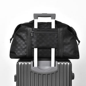 Bolsa de Viaje con Logotipo Personalizado, Bolsa de Gimnasio Plegable de Gran Capacidad, Bolsa Deportiva Resistente al Desgaste, Bolsa de Lona Impermeable Ligera para Exteriores - Product Image 3