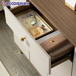 Lgedis Mushroom Shape Brass Cabinet <b>Knob</b> Single Hole Minimalist Drawer Handle Furniture Hardware - Product Image 2