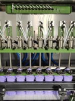Machine de remplissage de boissons automatique à haute efficacité, à entraînement électrique, anti-corrosion, pour bouteilles en plastique/verre avec moteur