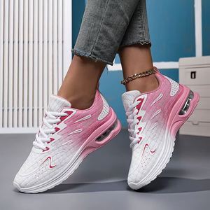 Zapatillas Deportivas Formales con Cordones Blancas/Rojas para Mujer, Transpirables, con Estampado a Cuadros, para Todas las Temporadas, con Cadenas, a la Moda - Product Image 6