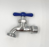 Robinet d'eau à ouverture lente en zinc pour usage extérieur, filetage NPT 1/2 pouce