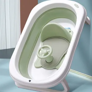 Huamj Kinderen Badzitje Wassen Speelgoed 6 Tot 12 Maanden Babybadstoel Met Antislip Zachte Mat Veiligheidsondersteuning Baby Douchestoel