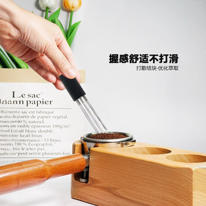 เครื่องจ่ายผงกาแฟอลูมิเนียมอัลลอยด์พร้อมเข็มกวนสำหรับเฟรนช์เพรสสไตล์เรียบง่ายสีดำรุ่น Y230008 - Product Image 3
