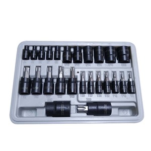 Kit d'outils multifonctionnel professionnel de 25 pièces avec clés à douille Torx externes et boîte de rangement - Product Image 5