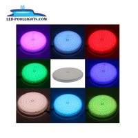 Huaxia – lampe de piscine plate étanche IP68, 24W par 56, Niche astrale, résine remplie par56 Led, lumière sous-marine