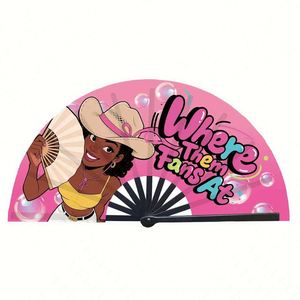 Wholesale Eco-Friendly Painted Plastic <b>Hand</b> <b>Fan</b> - Product Image 1