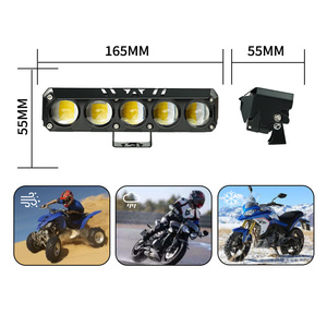 Liuhjg <span class=keywords><strong>LED</strong></span> Spotlight 5 ống kính màu sắc đôi với đèn flash <span class=keywords><strong>LED</strong></span> Sương Mù Ánh sáng không thấm nước IP67 12-80V <span class=keywords><strong>LED</strong></span> Đèn lái xe - Product Image 3