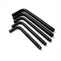 Clés extractrices de goujons et de boulons pour vis cassées, extracteur de vis à dents coulissantes, clé carrée, DIY, OEM