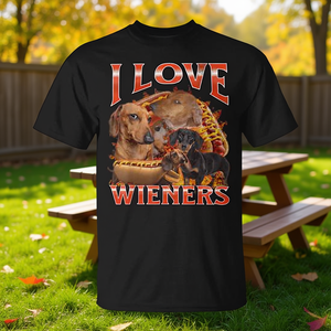 Camiseta gráfica I Love Wieners Dachshund - Product Image 3