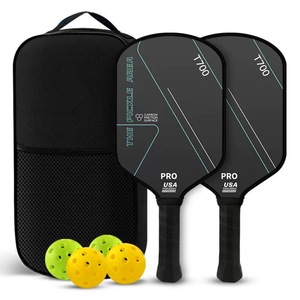 <span class=keywords><strong>Raquette</strong></span> de <span class=keywords><strong>pickleball</strong></span> en fibre de carbone T700 texturée mate, épaisseur 16 mm, durable, fournie par l'usine - Product Image 1
