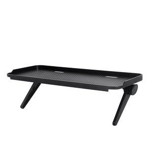 Monitor Storage Rack Single Layer Clip On Type For Desk Organization With Cable Holes - Product Image 2