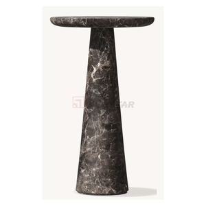 Table naturelle personnalisée Mobilier moderne en <span class=keywords><strong>marbre</strong></span> naturel de salon Table d'entrée de couloir Table <span class=keywords><strong>console</strong></span> en <span class=keywords><strong>marbre</strong></span> brun pierre - Product Image 5