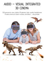 Fiit VR 3F 2023 helm Virtual Reality netral mode baru Headset Stereo Game 3D dengan kacamata Audio Surround