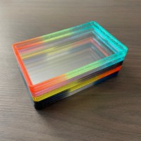 Pelindung Slab Akrilik Transparan, Pelindung Bumper TPU Gradasi, 41 Pilihan Warna untuk Kotak Slab Kartu Bergradasi