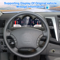 Navihua Nouveau Design Tableau de Bord Numérique LCD pour Voiture, Compteur de Vitesse Automatique, Système Linux pour Toyota Fortuner/ Hilux Vigo 2005-2015