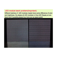 Module d'affichage LED couleur intérieur Melelife P3 64x64, pas de pixel 3mm, balayage 1/32, 192mm x 192mm, Epistar SMD 2121, luminosité 1000cd