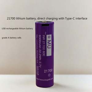 MU 6000mAh ミニパワーバンク ポータブル Type-C USB 双方向充電式 ソリッドステートバッテリー 21700 60E 3.6V 80g 500-1000サイクル - Product Image 4