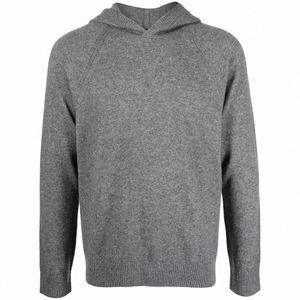 Suéter de Lana Merino Personalizado para Hombre, Sudadera con Capucha de Manga Larga de Alta Calidad, Tejido de Punto Acanalado, Suéter de Lana Cachemira para Hombre - Product Image 1