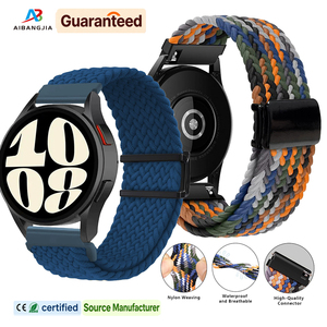 Correa Deportiva Elástica de Nailon con Cierre Magnético de 20mm 22mm para Hombre y <span class=keywords><strong>Mujer</strong></span>, Compatible con Relojes Samsung Galaxy, Huawei y Garmin - Product Image 1