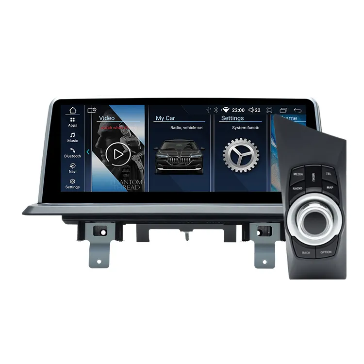 Android 12 CAR Radio DVD GPS Navigation Magnétophone pour BMW E87 Série 1 E88 E82 E81 I20 Car Auto radio Dashboard