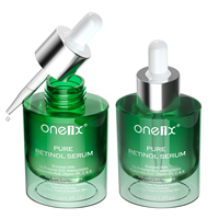 Sérum pour le soin de la peau du visage ONE1X au rétinol avec acide hyaluronique et collagène, marque privée, anti-âge, anti-rides, sérum pour le visage au rétinol