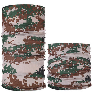 Ready Stock all'ingrosso <span class=keywords><strong>uomo</strong></span> senza cuciture <span class=keywords><strong>collo</strong></span> Camouflage ghette protezione solare maschera per il viso <span class=keywords><strong>Bandana</strong></span> per il ciclismo per le scene all'aperto - Product Image 2