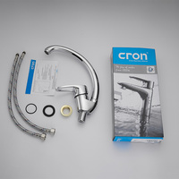 Meilleures ventes de robinet de lavabo de cuisine en alliage de zinc chaud et froid robinet de lavage à eau mélangée Big Bend