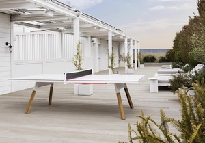 Table de tennis de table en bois en gros, taille standard professionnelle, table de <span class=keywords><strong>ping</strong></span>-<span class=keywords><strong>pong</strong></span> d'intérieur, équipement sportif de loisirs à domicile - Product Image 6