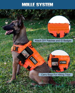 Servicio de arnés táctico <span class=keywords><strong>para</strong></span> <span class=keywords><strong>perros</strong></span>, apoyo <span class=keywords><strong>emocional</strong></span> <span class=keywords><strong>para</strong></span> <span class=keywords><strong>perros</strong></span> medianos y grandes, <span class=keywords><strong>chaleco</strong></span> <span class=keywords><strong>para</strong></span> <span class=keywords><strong>perros</strong></span> ESA sin tirones con gancho - Product Image 3
