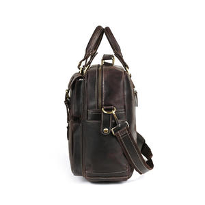 AndoBag - Maletín de Cuero Crazy Horse Vintage para Portátil de 15.5 Pulgadas para Hombre, Bolso de Mano de Piel de Vaca Genuina, Bolso de Hombro de Viaje 3061 - Product Image 4